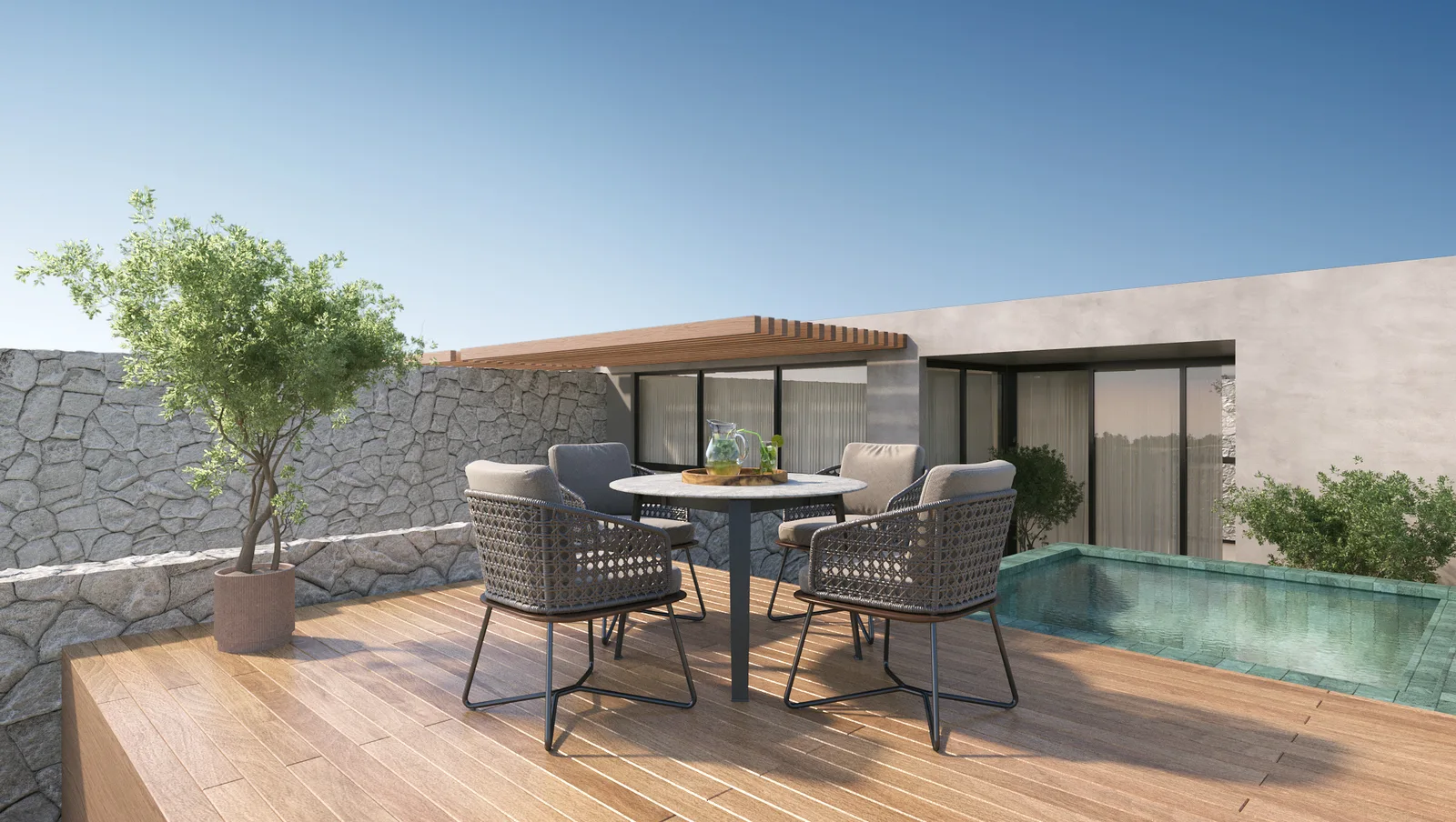 Piscina do rooftop