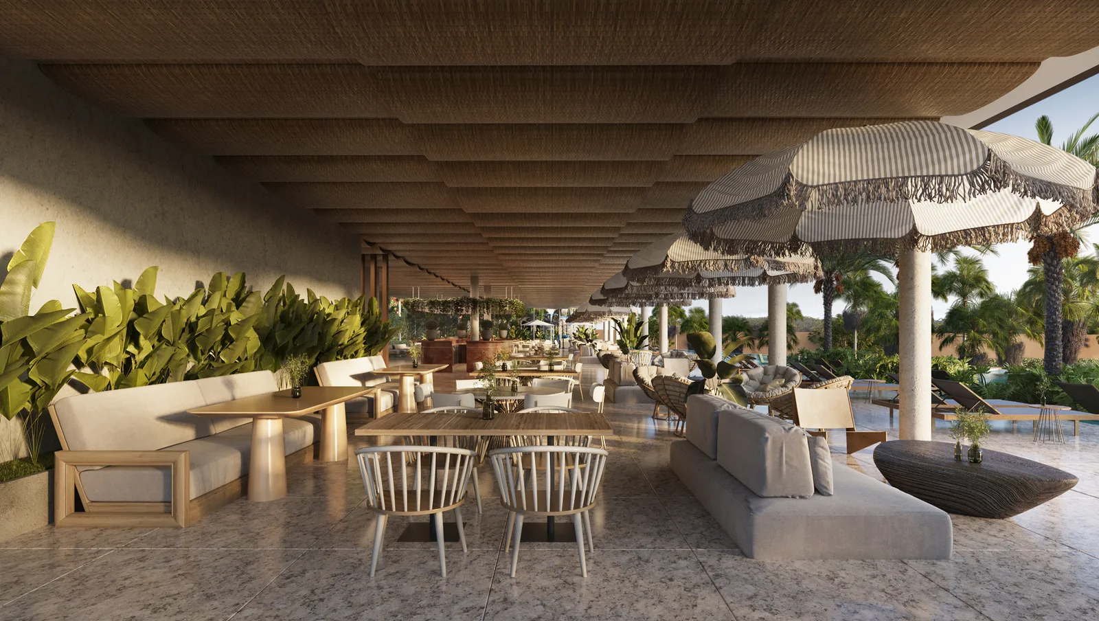 Restaurante do beach club